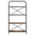 Raft pentru cărți Stejar afumat 80 x 30 x 146 cm Lemn compozit GartenMobel Dekor