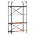 Raft pentru cărți Lemn vechi 80 x 30 x 146 cm Lemn compozit GartenMobel Dekor
