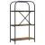 Raft pentru cărți Stejar afumat 60 x 30 x 109 cm Lemn compozit GartenMobel Dekor