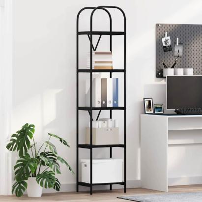 Raft pentru cărți Stejar negru 40 x 30 x 183 cm Lemn compozit GartenMobel Dekor