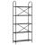 Raft pentru cărți Stejar negru 80 x 30 x 183 cm Lemn compozit GartenMobel Dekor