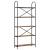 Raft pentru cărți Lemn vechi 80 x 30 x 183 cm Lemn compozit GartenMobel Dekor