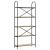 Raft pentru cărți stejar artizanal 80 x 30 x 183 cm GartenMobel Dekor