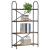 Raft pentru cărți Stejar afumat 80 x 30 x 146 cm Lemn compozit GartenMobel Dekor