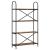 Raft pentru cărți Lemn vechi 80 x 30 x 146 cm Lemn compozit GartenMobel Dekor