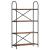 Raft pentru cărți Lemn vechi 80 x 30 x 146 cm Lemn compozit GartenMobel Dekor