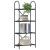 Raft pentru cărți Stejar negru 60 x 30 x 146 cm Lemn compozit GartenMobel Dekor