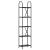 Raft pentru cărți Stejar negru 40 x 30 x 183 cm Lemn compozit GartenMobel Dekor