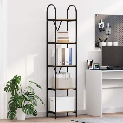Raft pentru cărți stejar artizanal 40 x 30 x 183 cm GartenMobel Dekor