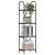Raft pentru cărți Lemn vechi 40 x 30 x 146 cm Lemn compozit GartenMobel Dekor