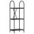 Raft pentru cărți Stejar negru 40 x 30 x 109 cm Lemn compozit GartenMobel Dekor
