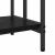 Stativ pentru haine cu raft Stejar negru 90 x 30 x 100.5 cm GartenMobel Dekor