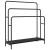 Stativ pentru haine cu raft Stejar negru 90 x 30 x 100.5 cm GartenMobel Dekor
