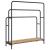 Stativ pentru haine cu raft stejar artizanal 90 x 30 x 100.5 cm GartenMobel Dekor