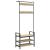 Răcător de paltoane cu raft Stejar sonoma 75 x 34 x 184 cm GartenMobel Dekor