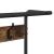 Răcător de paltoane cu raft Stejar afumat 75 x 34 x 184 cm GartenMobel Dekor