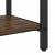 Răcător de paltoane cu raft Stejar afumat 75 x 34 x 184 cm GartenMobel Dekor