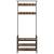 Răcător de paltoane cu raft Stejar afumat 75 x 34 x 184 cm GartenMobel Dekor