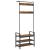 Răcător de paltoane cu raft Stejar afumat 75 x 34 x 184 cm GartenMobel Dekor
