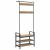 Răcător de paltoane cu raft stejar artizanal 75 x 34 x 184 cm GartenMobel Dekor