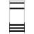 Răcător de paltoane Stejar negru 95 x 34 x 184 cm Lemn compozit GartenMobel Dekor