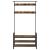 Răcător de paltoane cu raft Stejar afumat 95 x 34 x 184 cm GartenMobel Dekor