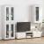 Cabinet suspendat cu raft Alb 55 x 29 x 100 cm Lemn compozit GartenMobel Dekor