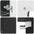 Cabinet suspendat cu raft Negru 55 x 29 x 100 cm Lemn compozit GartenMobel Dekor