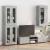 Cabinet suspendat Gri beton 55 x 29 x 100 cm Lemn compozit GartenMobel Dekor