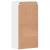 Cabinet suspendat cu raft Alb foarte lucios 55 x 29 x 100 cm GartenMobel Dekor