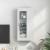 Cabinet suspendat cu raft Alb foarte lucios 55 x 29 x 100 cm GartenMobel Dekor
