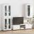 Cabinet suspendat cu raft Alb foarte lucios 55 x 29 x 100 cm GartenMobel Dekor