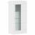 Cabinet suspendat cu raft Alb foarte lucios 55 x 29 x 100 cm GartenMobel Dekor
