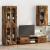Cabinet suspendat Stejar afumat 55 x 29 x 100 cm Lemn compozit GartenMobel Dekor