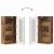 Cabinet suspendat Lemn vechi 55 x 29 x 100 cm Lemn compozit GartenMobel Dekor