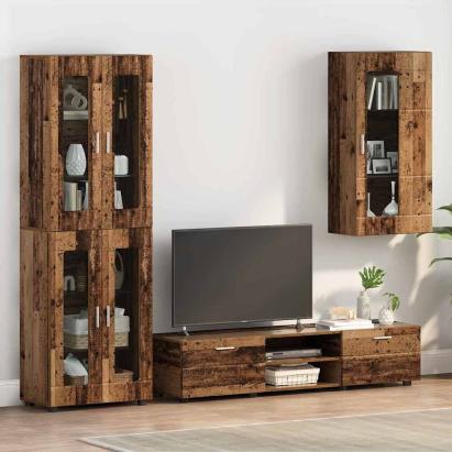 Cabinet suspendat Lemn vechi 55 x 29 x 100 cm Lemn compozit GartenMobel Dekor