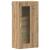 Cabinet suspendat cu raft stejar artizanal 55 x 29 x 100 cm GartenMobel Dekor