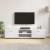 Cabinet TV cu sertar cu raft Alb 150 x 39 x 30 cm Lemn compozit GartenMobel Dekor