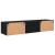 Cabinet TV cu sertar Negru 150 x 39 x 30 cm Lemn compozit GartenMobel Dekor