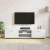 Cabinet TV cu sertar Gri beton 150 x 39 x 30 cm Lemn compozit GartenMobel Dekor