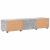 Cabinet TV Alb foarte lucios 150 x 39 x 30 cm Lemn compozit GartenMobel Dekor