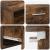 Cabinet TV cu raft Stejar afumat 150 x 39 x 30 cm Lemn compozit GartenMobel Dekor