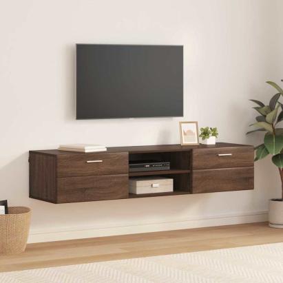 Cabinet TV cu sertar Stejar brun 150 x 39 x 30 cm Lemn compozit GartenMobel Dekor