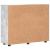 Bufet cu raft cu ușă Gri beton 55.5 x 29 x 100 cm Lemn compozit GartenMobel Dekor