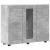 Bufet cu raft cu ușă Gri beton 55.5 x 29 x 100 cm Lemn compozit GartenMobel Dekor