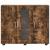 Bufet cu raft Stejar afumat 55.5 x 29 x 100 cm Lemn compozit GartenMobel Dekor