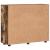 Bufet cu raft Stejar afumat 55.5 x 29 x 100 cm Lemn compozit GartenMobel Dekor