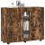 Bufet cu raft Stejar afumat 55.5 x 29 x 100 cm Lemn compozit GartenMobel Dekor