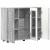 Bufet cu raft sonoma gri 55.5 x 29 x 100 cm Lemn compozit GartenMobel Dekor