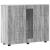 Bufet cu raft sonoma gri 55.5 x 29 x 100 cm Lemn compozit GartenMobel Dekor